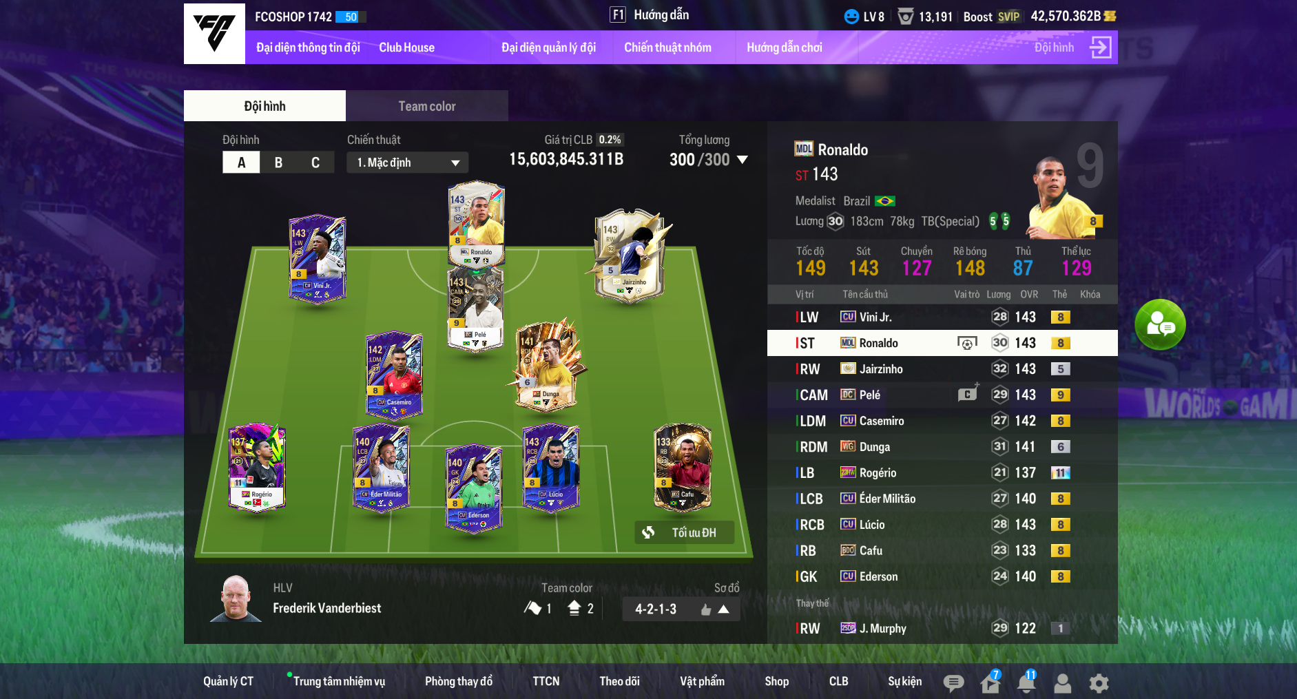 Team Brazin 15tr tỷ
