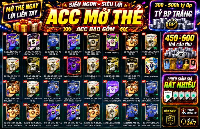 COMBO 199k Nhiều BP