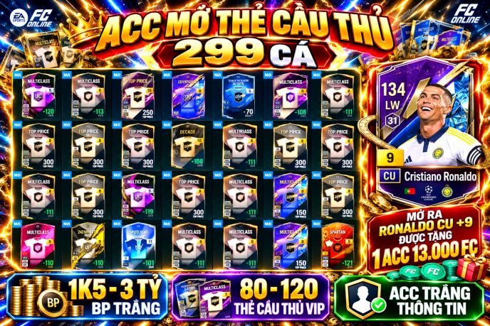 COMBO săn thưởng 299 cá