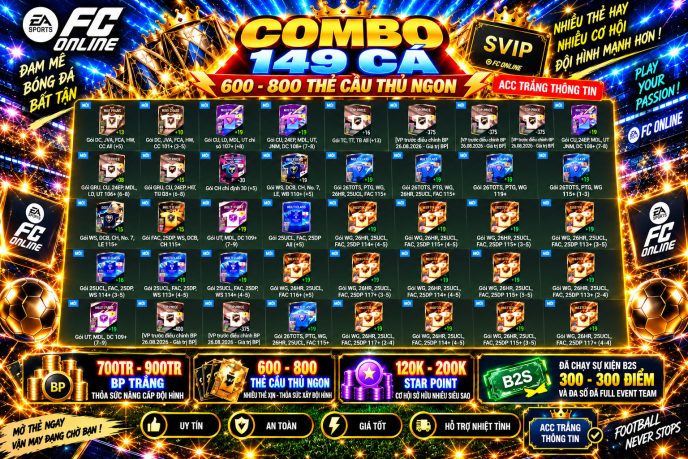 COMBO 149 cá
